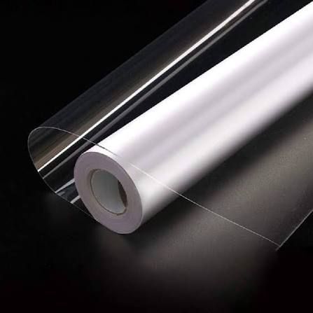 PVC clear fabric roll